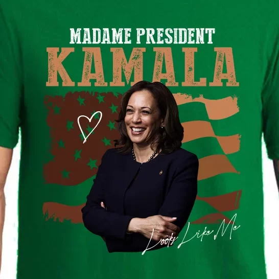 Madame President Kamala Illustration Pajama Set