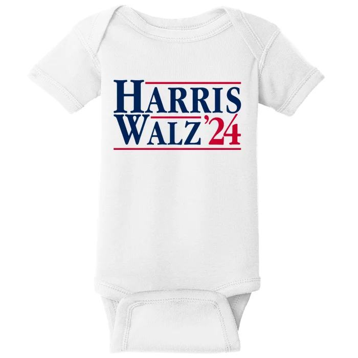 Madam President Kamala Harris Tim Walz Vp Brat Cat Ladies 2024 Baby Bodysuit