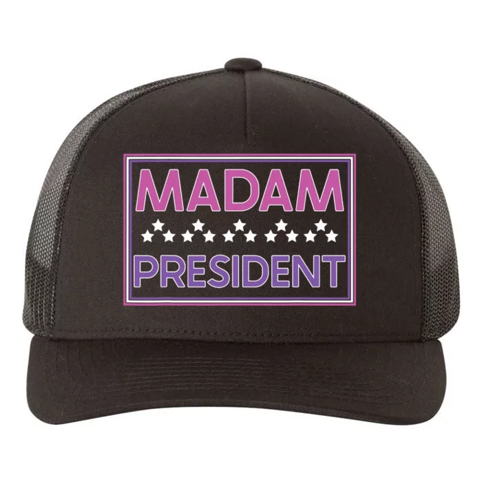 Madam President Kamala Harris 2024 Yupoong Adult 5-Panel Trucker Hat