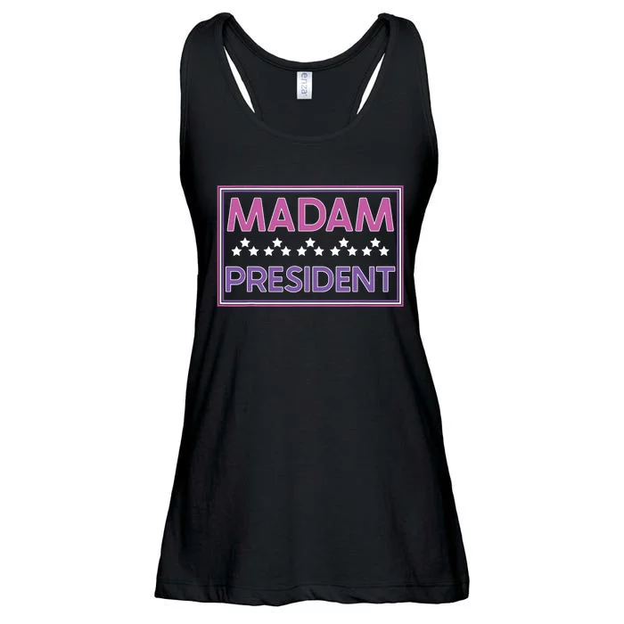 Madam President Kamala Harris 2024 Ladies Essential Flowy Tank