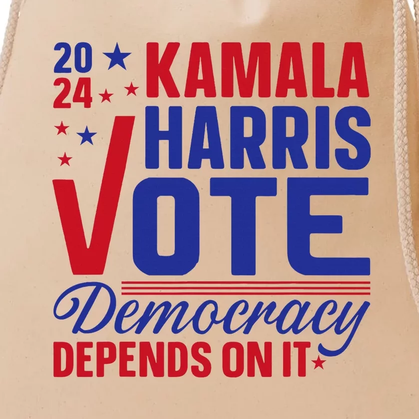 Madam President Kamala Harris 2024 Drawstring Bag