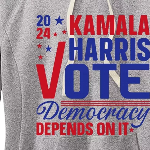 Madam President Kamala Harris 2024 Women's Fleece Hoodie