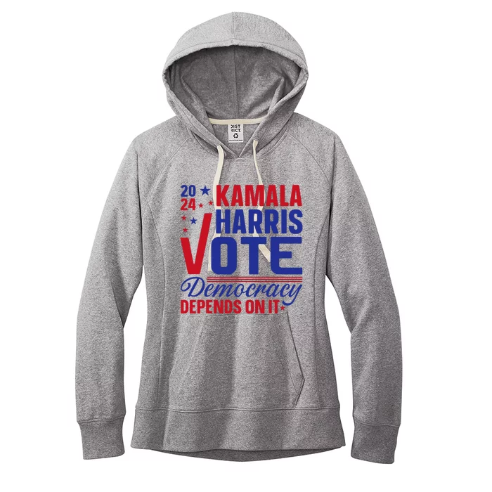 Madam President Kamala Harris 2024 Women's Fleece Hoodie