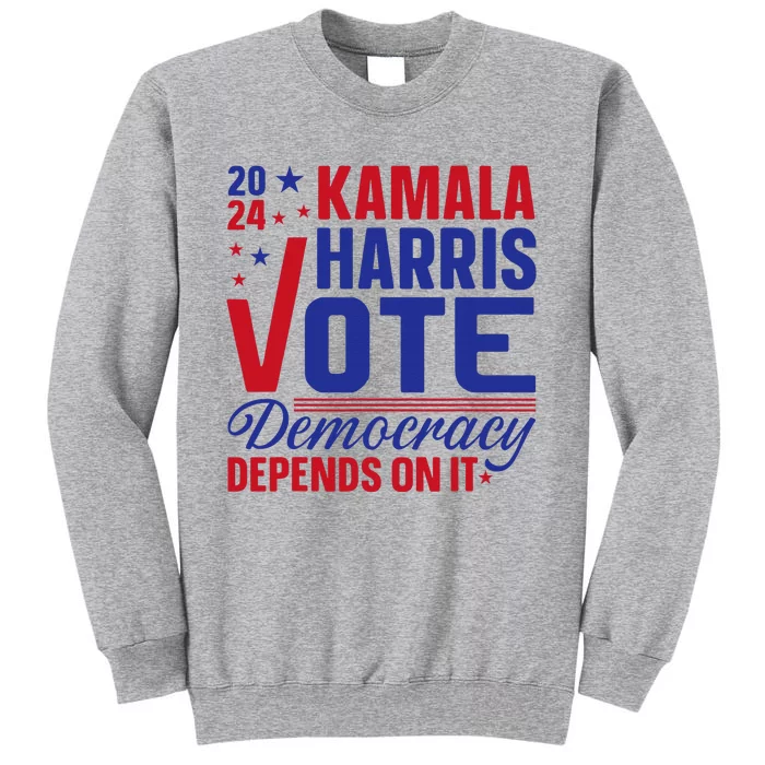 Madam President Kamala Harris 2024 Tall Sweatshirt