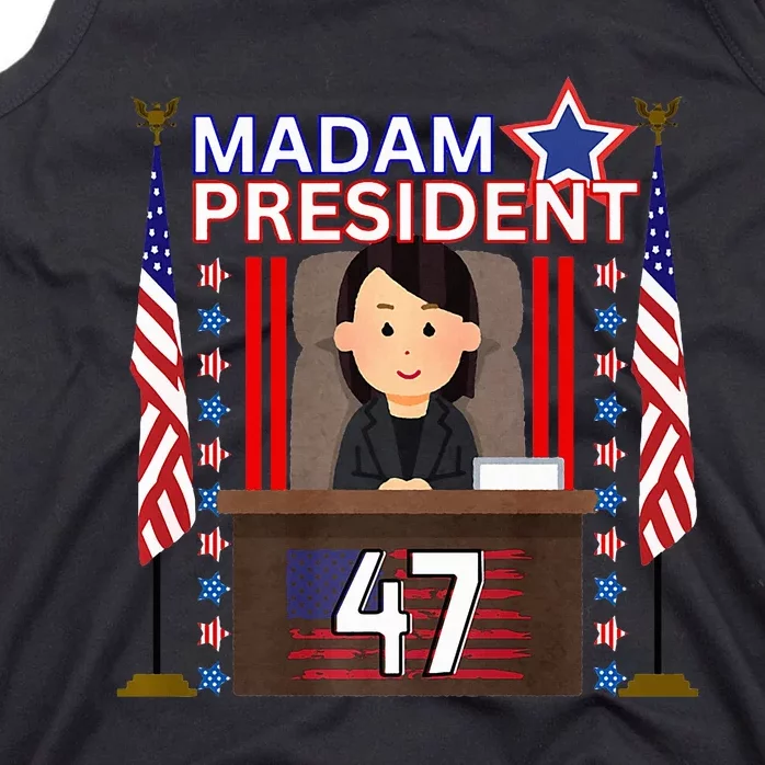 Madam President Kamala Harris 47th President Potus Premium Tank Top