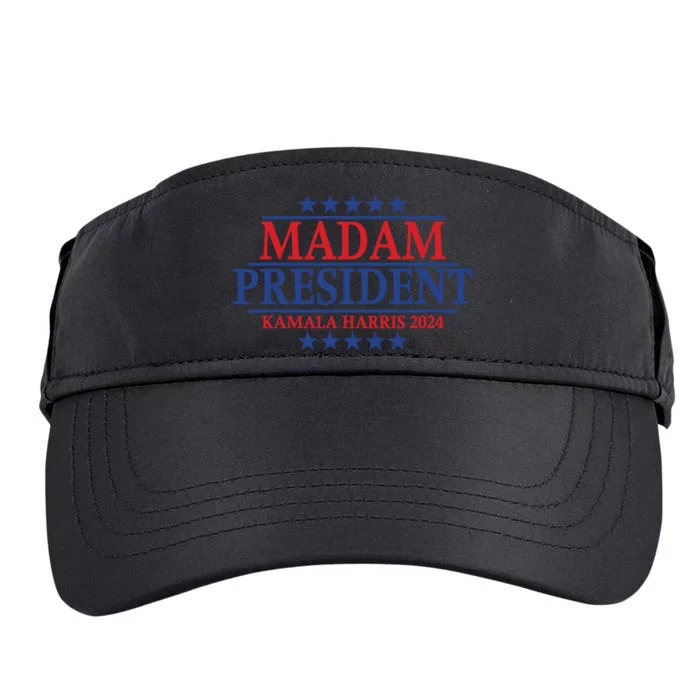 Madam President Kamala Harris 2024 Vote Democrat Beat Trump Adult Drive Performance Visor