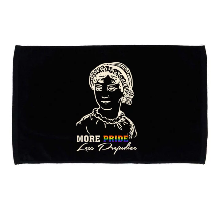 More Pride Less Prejudice Lgbt Gay Proud Ally Pride Month Microfiber Hand Towel