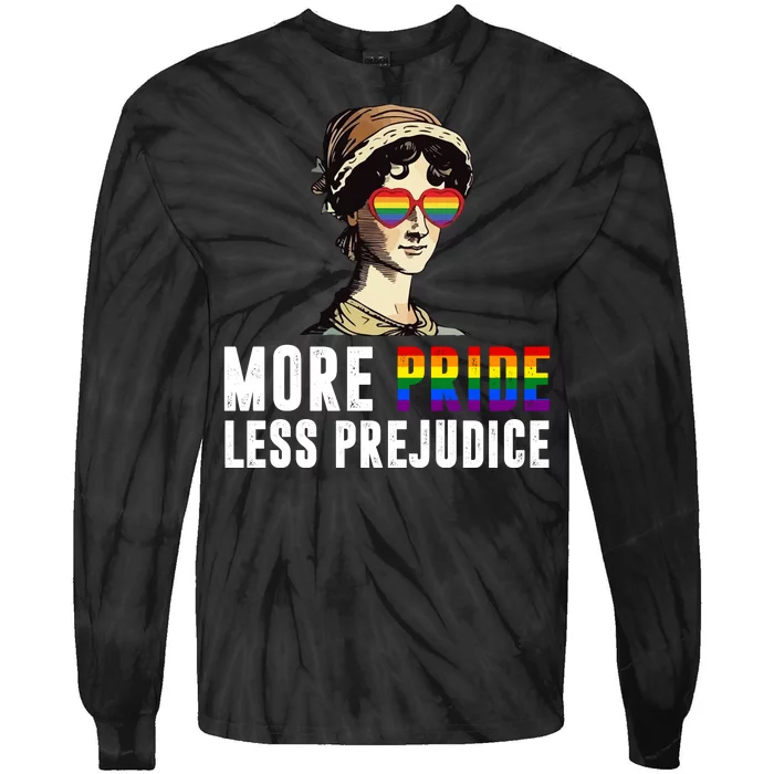 More Pride Less Prejudice LGBTQ Tie-Dye Long Sleeve Shirt