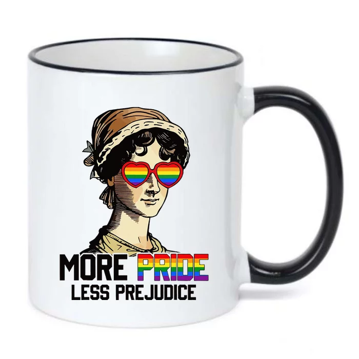 More Pride Less Prejudice Lgbt Gay Proud Ally Pride Month Black Color Changing Mug