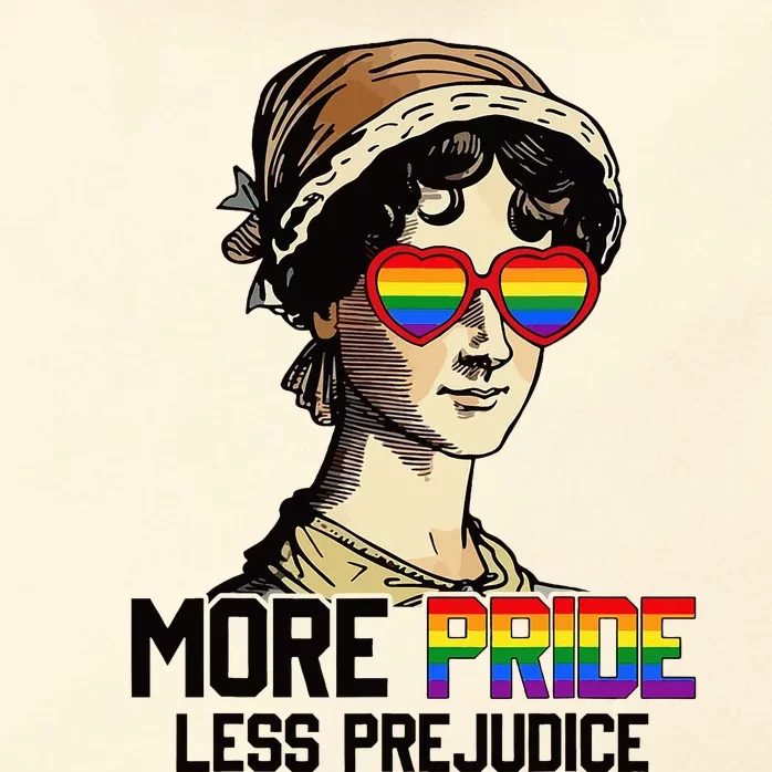 More Pride Less Prejudice Lgbt Gay Proud Ally Pride Month Zip Tote Bag