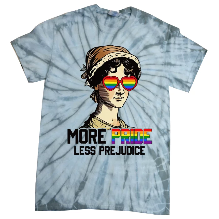 More Pride Less Prejudice Lgbt Gay Proud Ally Pride Month Tie-Dye T-Shirt