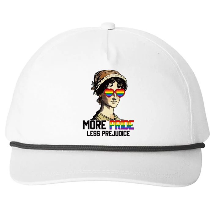 More Pride Less Prejudice Lgbt Gay Proud Ally Pride Month Snapback Five-Panel Rope Hat