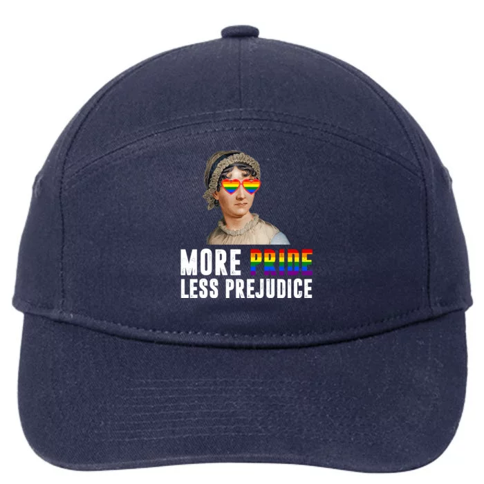 More Pride Less Prejudice Pride Month 7-Panel Snapback Hat