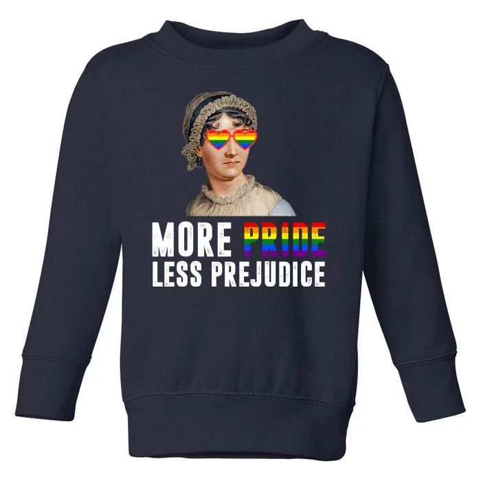 More Pride Less Prejudice Pride Month Toddler Sweatshirt