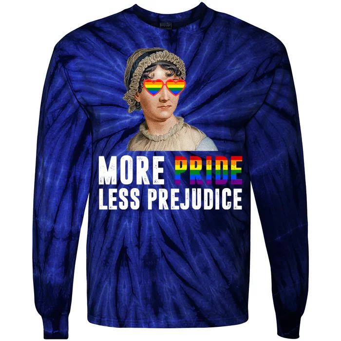 More Pride Less Prejudice Pride Month Tie-Dye Long Sleeve Shirt