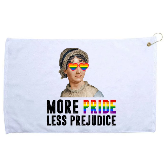 More Pride Less Prejudice Pride Month Grommeted Golf Towel