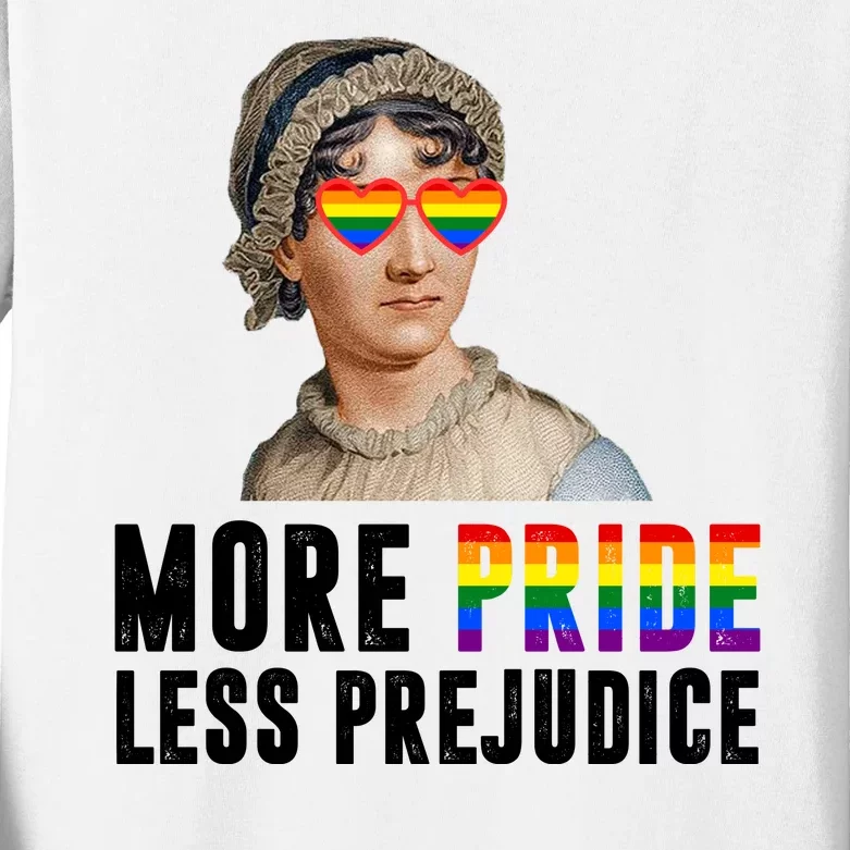 More Pride Less Prejudice Pride Month Kids Long Sleeve Shirt