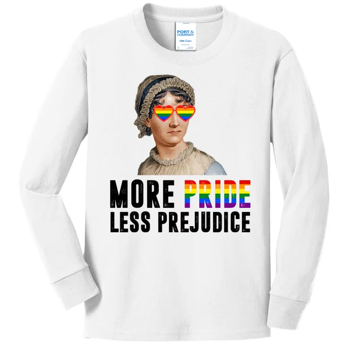 More Pride Less Prejudice Pride Month Kids Long Sleeve Shirt