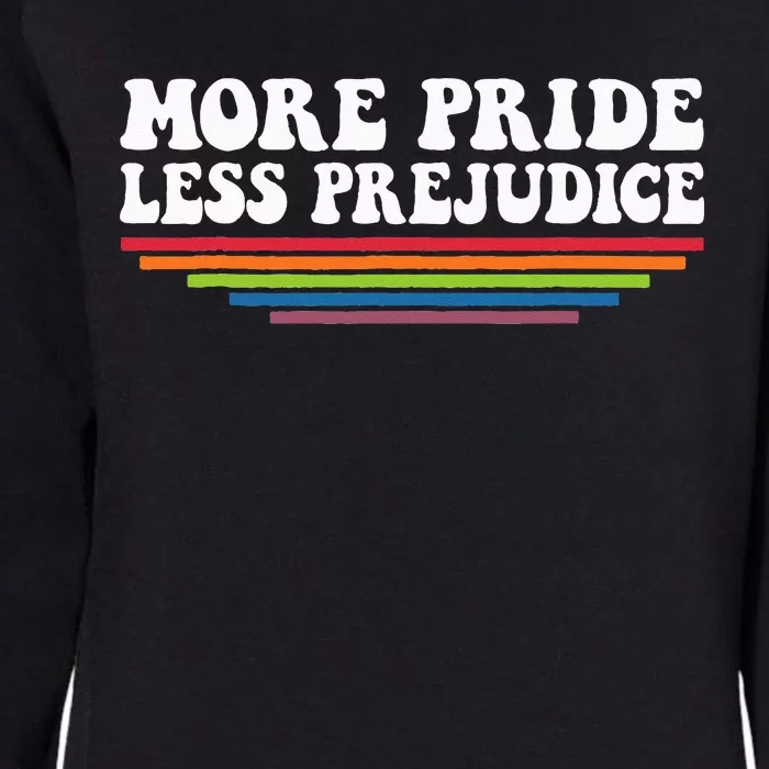 MORE PRIDE LESS PREJUDICE Jane Austen LGBT Fun Gay Lit Meme Womens California Wash Sweatshirt