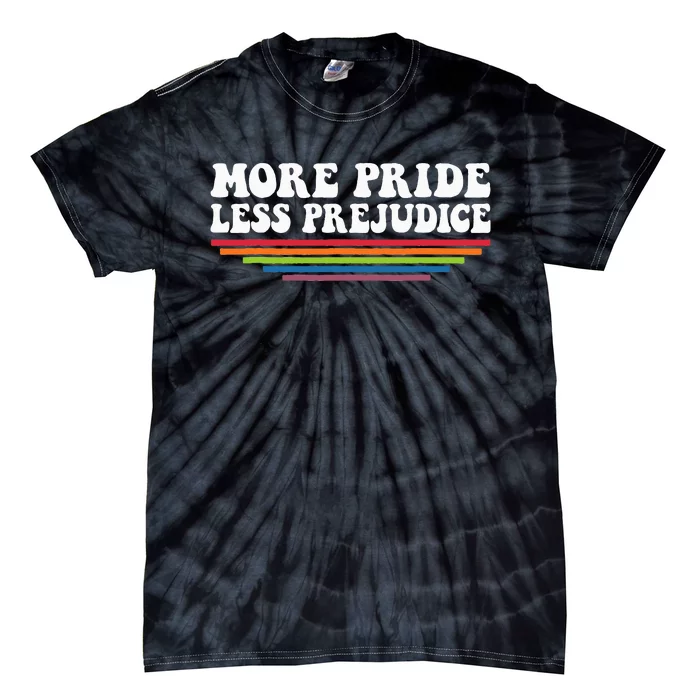 MORE PRIDE LESS PREJUDICE Jane Austen LGBT Fun Gay Lit Meme Tie-Dye T-Shirt