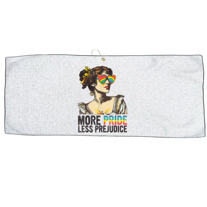 More Pride Less Prejudice Lgbt Pride Month More Pride Large Microfiber Waffle Golf Towel