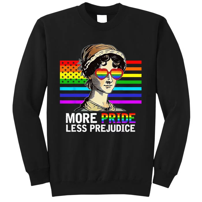 More Pride Less Prejudice Lgbt Gay Proud Ally Pride Month Tall Sweatshirt