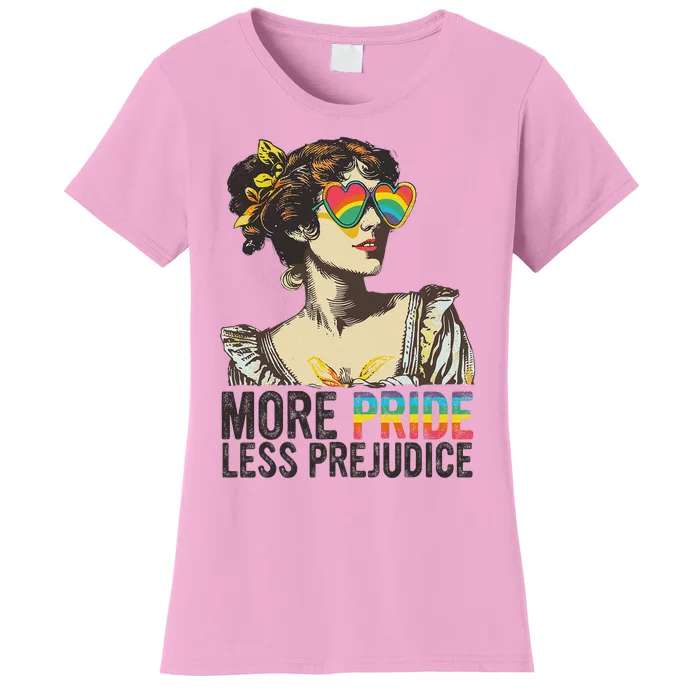 More Pride Less Prejudice Lgbt Pride Month More Pride Women's T-Shirt