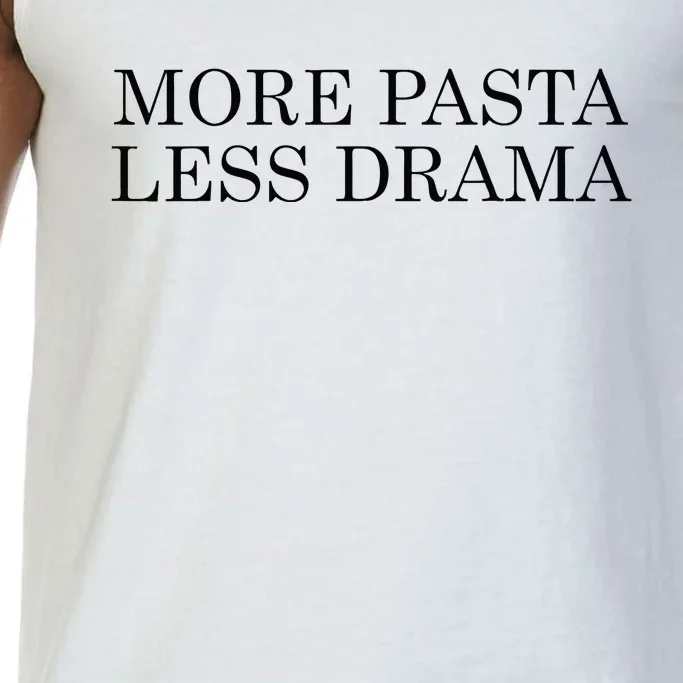 More Pasta Less Drama Funny Spaghetti Italy Comfort Colors® Tank Top