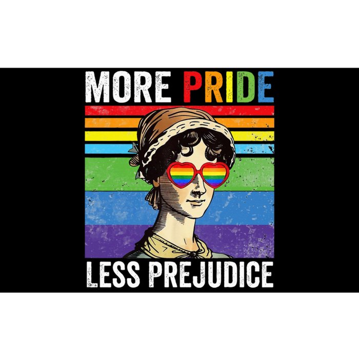 More Pride Less Prejudice Pride Month Funny Bumper Sticker