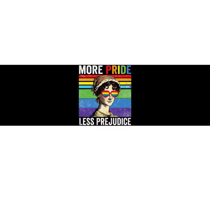 More Pride Less Prejudice Pride Month Funny Bumper Sticker