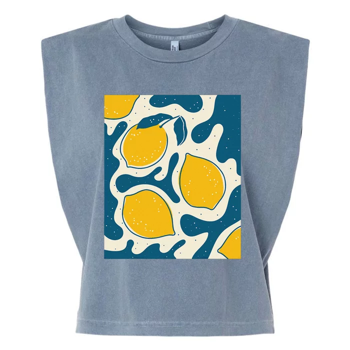 Matisse Painting Limon Aesthetic Art Earthy Abstract Autumn Garment-Dyed Women's Muscle Tee