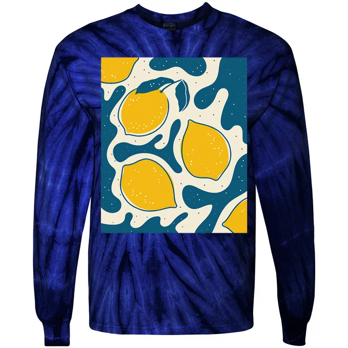 Matisse Painting Limon Aesthetic Art Earthy Abstract Autumn Tie-Dye Long Sleeve Shirt