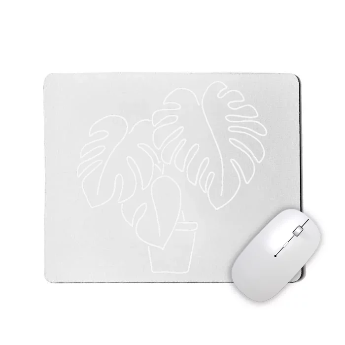 Monstera Plant Lady Botanical Plant Mama Crewneck Mousepad