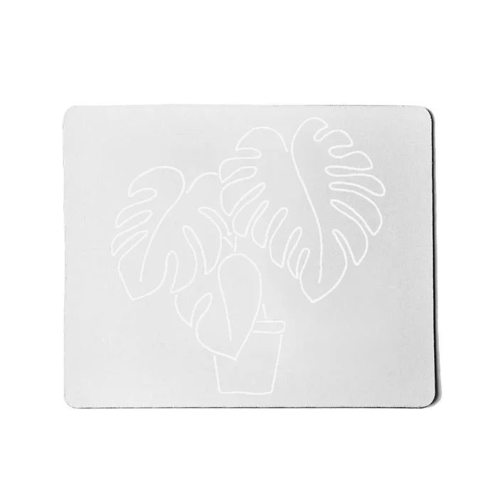 Monstera Plant Lady Botanical Plant Mama Crewneck Mousepad