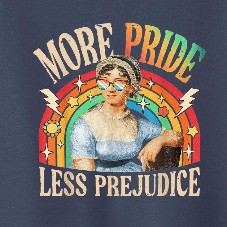 More Pride Less Prejudice Lgbtq Rainbow Toddler T-Shirt