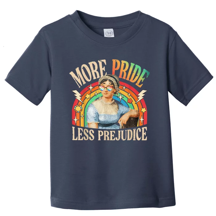 More Pride Less Prejudice Lgbtq Rainbow Toddler T-Shirt