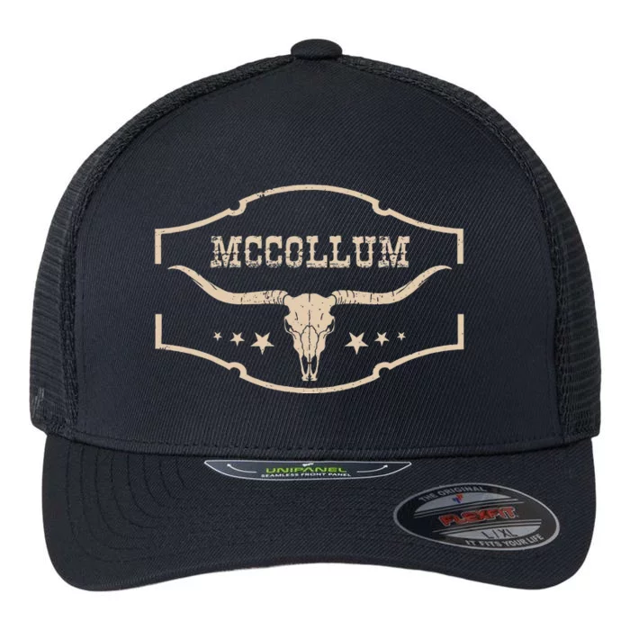 Mccollum Proud Last Name Flexfit Unipanel Trucker Cap