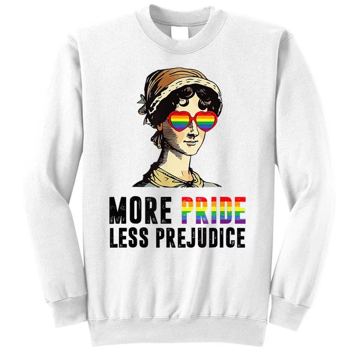 More Pride Less Prejudice Lgbt Sweatshirt