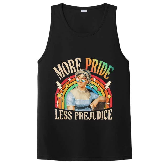 More Pride Less Prejudice Lgbtq Rainbow Performance Tank