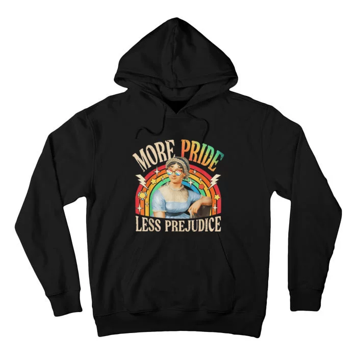 More Pride Less Prejudice Lgbtq Rainbow Tall Hoodie