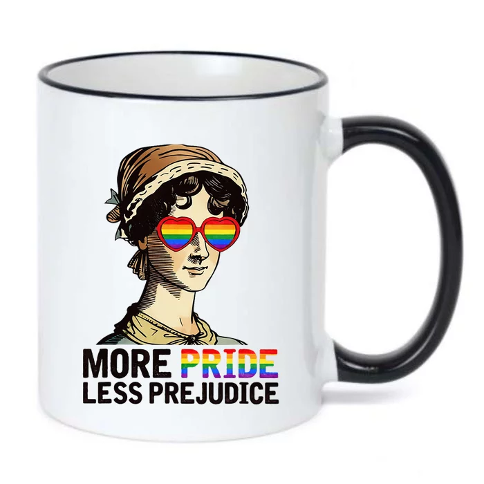 More Pride Less Prejudice Lgbt Proud Ally Pride Month Black Color Changing Mug