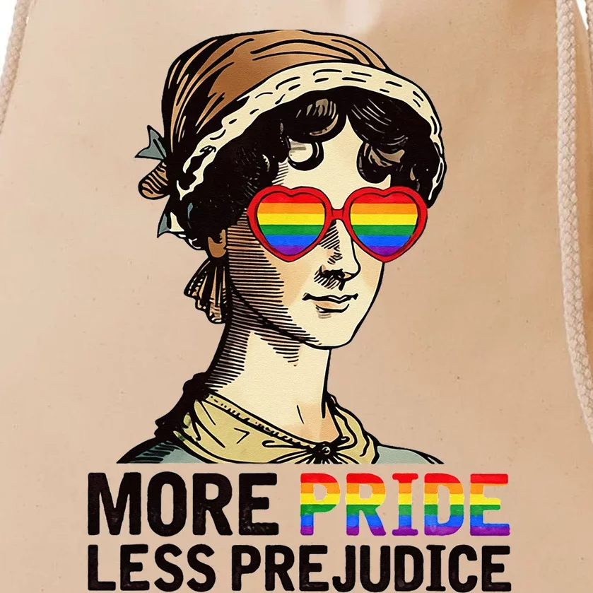 More Pride Less Prejudice Lgbt Proud Ally Pride Month Drawstring Bag