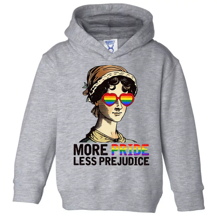 More Pride Less Prejudice Lgbt Proud Ally Pride Month Toddler Hoodie