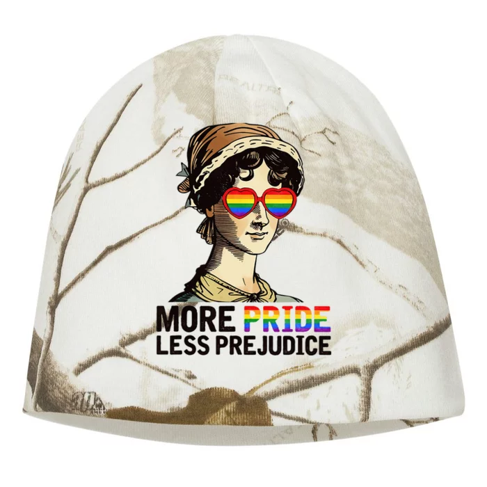 More Pride Less Prejudice Lgbt Proud Ally Pride Month Kati - Camo Knit Beanie