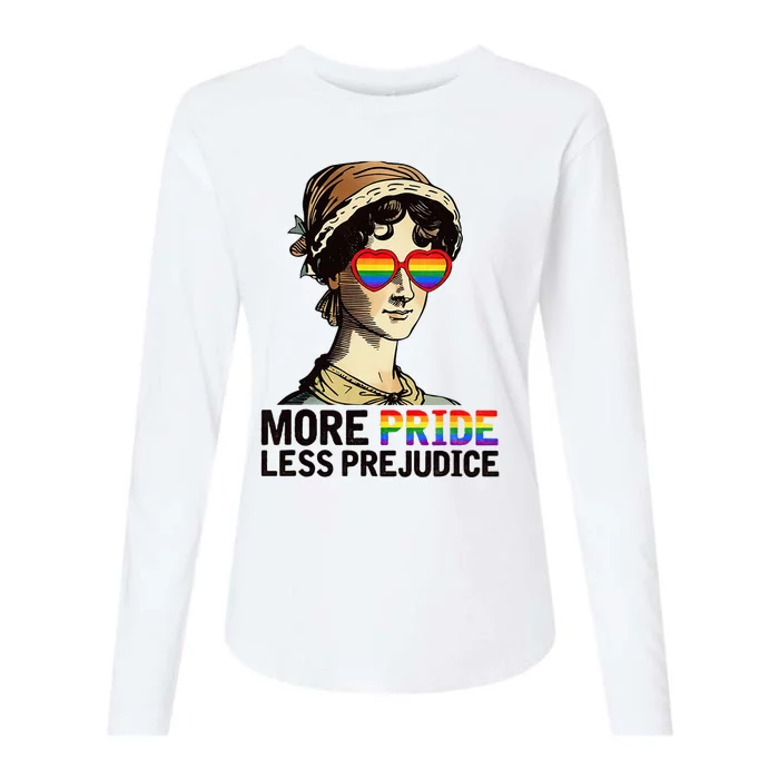 More Pride Less Prejudice Lgbt Proud Ally Pride Month Womens Cotton Relaxed Long Sleeve T-Shirt