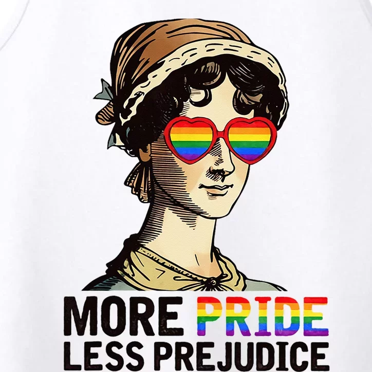 More Pride Less Prejudice Lgbt Proud Ally Pride Month Performance Tank