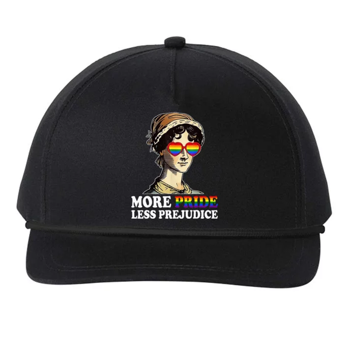 More Pride Less Prejudice Lgbt Gay Proud Ally Pride Month Snapback Five-Panel Rope Hat