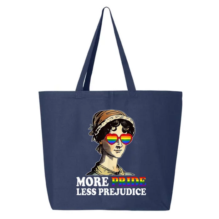 More Pride Less Prejudice Lgbt Gay Proud Ally Pride Month 25L Jumbo Tote