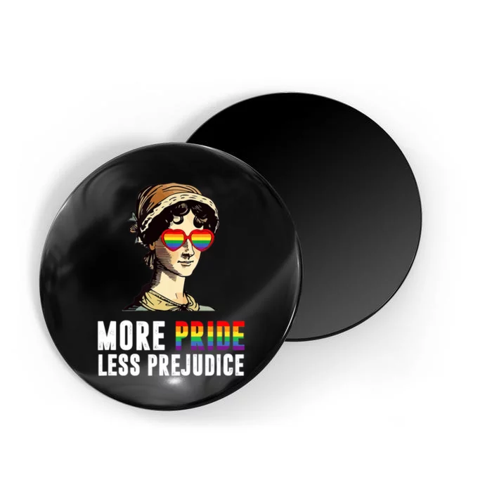 More Pride Less Prejudice Lgbt Gay Proud Ally Pride Month. Magnet