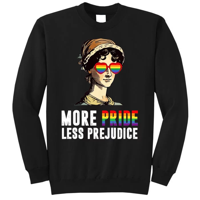 More Pride Less Prejudice Lgbt Gay Proud Ally Pride Month. Tall Sweatshirt